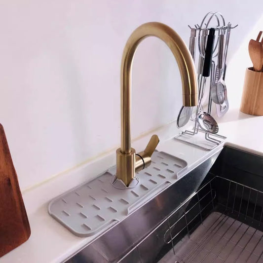 Kitchen Faucet Draining Mat for Splash-Proof Sink Care Uses Global Swanky 2