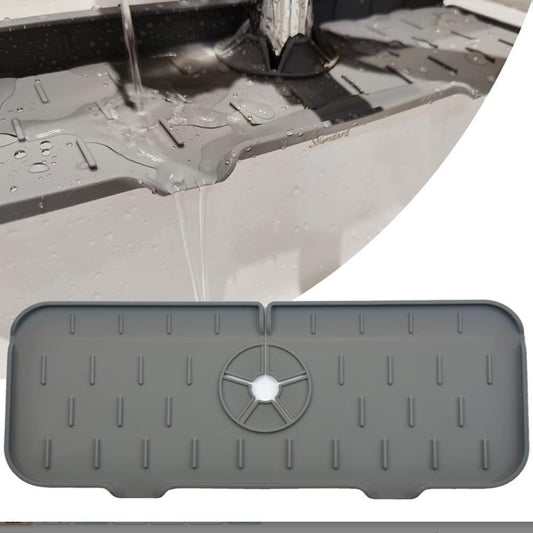 Kitchen Faucet Draining Mat for Splash-Proof Sink Care Uses Global Swanky 3