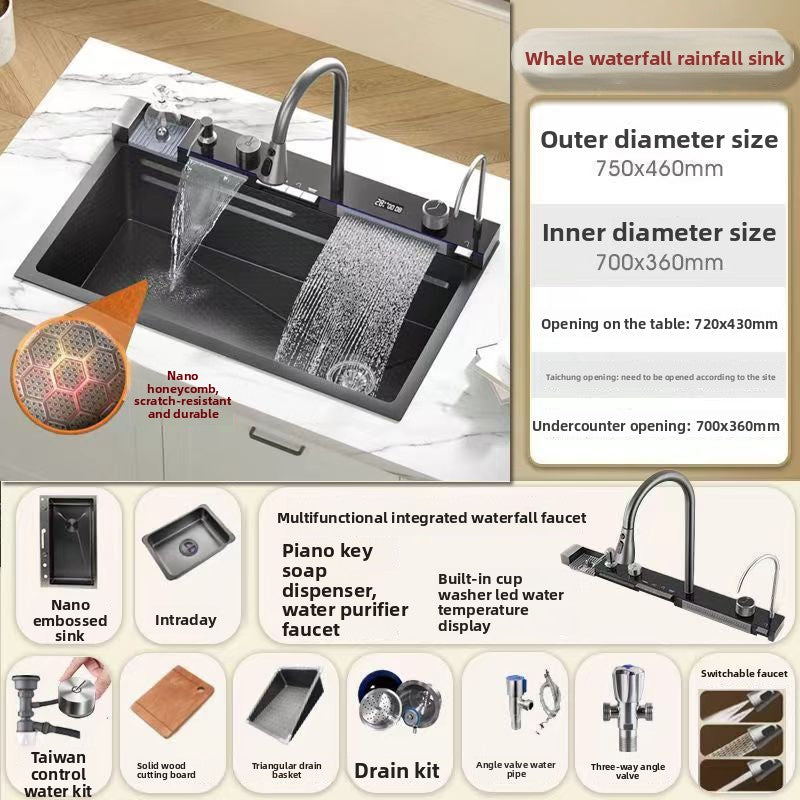 Kitchen Sink Faucet for Modern Home Washing and Easy Use US Global swanky 3
