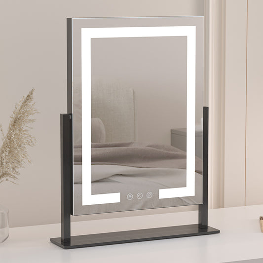 LED Desktop Makeup Mirror for Clear, Bright and Even Lighting globalswanky 03