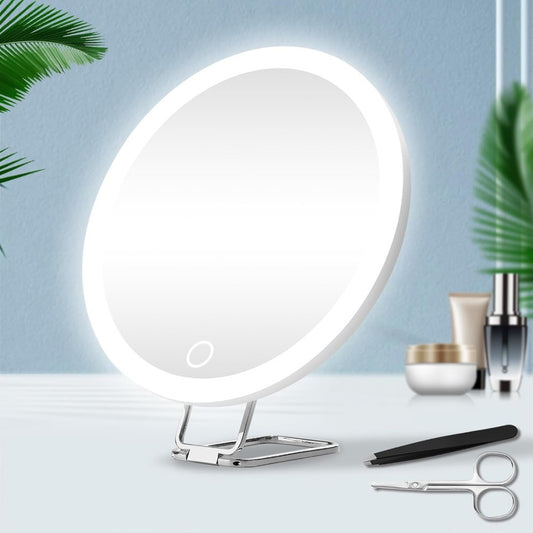 LED Fill Light with Light Bracket and Rotating Makeup Mirror globalswanky 01