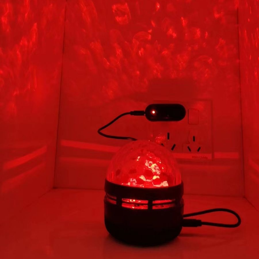 LED Laser Projection Lamp with Remote for Bedroom and Party Global Swanky 01