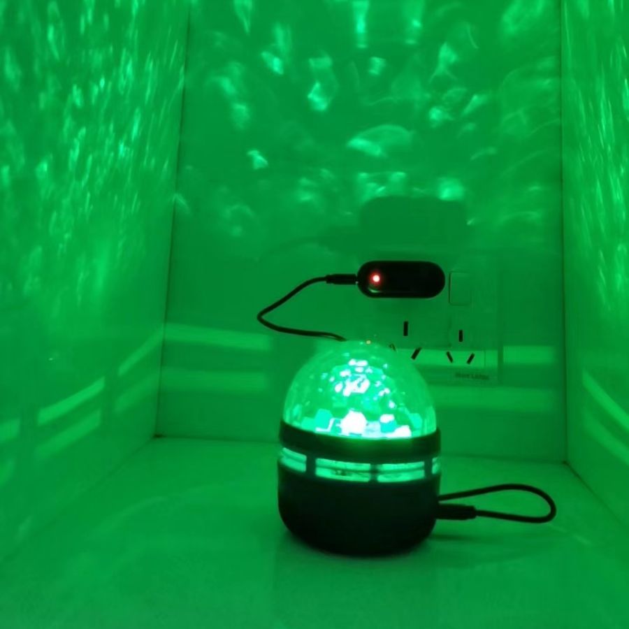 LED Laser Projection Lamp with Remote for Bedroom and Party Global Swanky 02