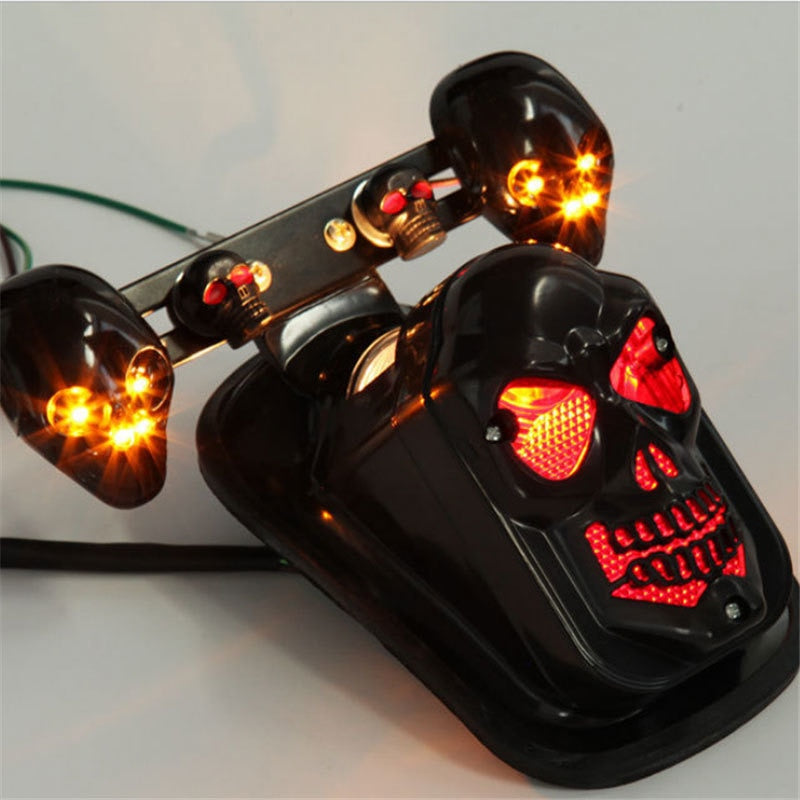 LED Motorcycle Taillights ABS Material for Rear Safety Kit Set Global swanky 1