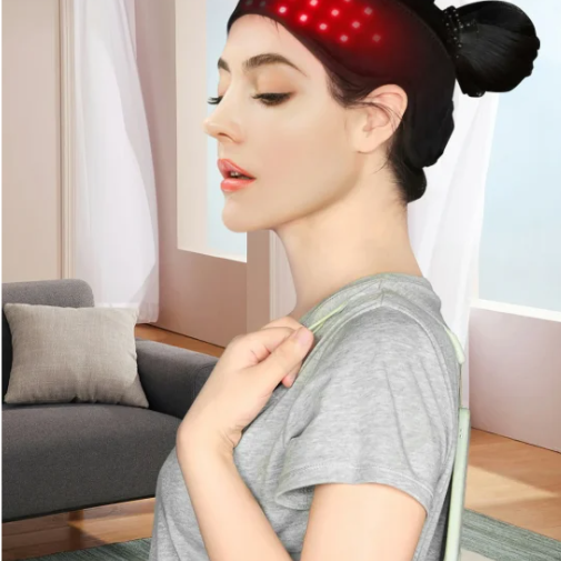 LED Phototherapy Headband for Pain Relief & Relaxation Fast global swanky 1