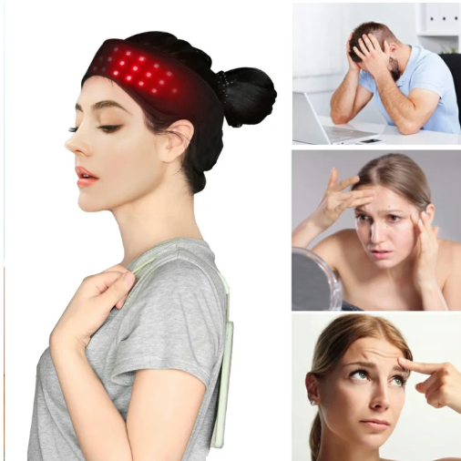 LED Phototherapy Headband for Pain Relief & Relaxation Fast global swanky 2