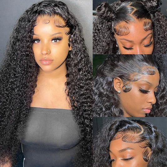 Lace Front Synthetic Curly Wig for a Soft Natural Style Look globalswanky 01