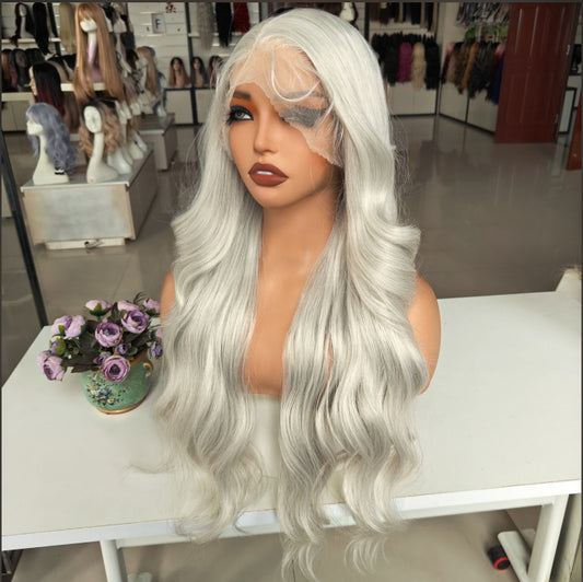 Lace Front Wavy Long Curly Wig for a Soft Natural Style Look globalswanky 04