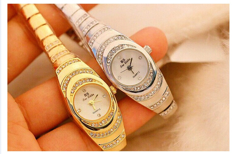 Ladies Gold Watch Diamond Wristwatch Female Fashion Bracelet Watches Women Full Diamond Watch Global swanky 2