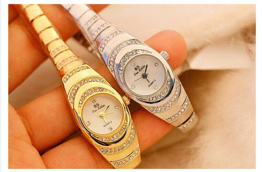 Ladies Gold Watch Diamond Wristwatch Female Fashion Bracelet Watches Women Full Diamond Watch Global swanky 2