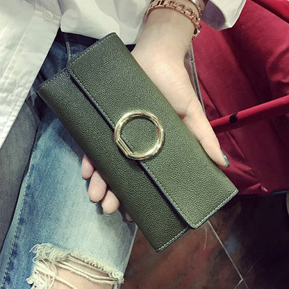 Large Capacity Handbag Wallet for Women With Ring Purse Style Global swanky 1