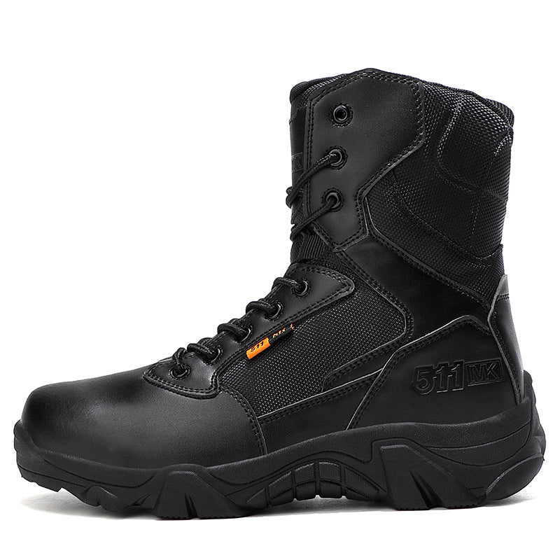 Leather Outdoor Snow Boots Sports Shoes for Men Hiking Wear Global swanky 1