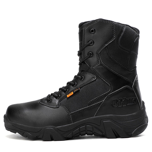 Leather Outdoor Snow Boots Sports Shoes for Men Hiking Wear Global swanky 1