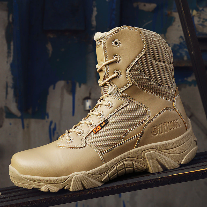 Leather Outdoor Snow Boots Sports Shoes for Men Hiking Wear Global swanky 2
