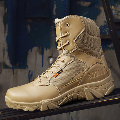Leather Outdoor Snow Boots Sports Shoes for Men Hiking Wear Global swanky 2