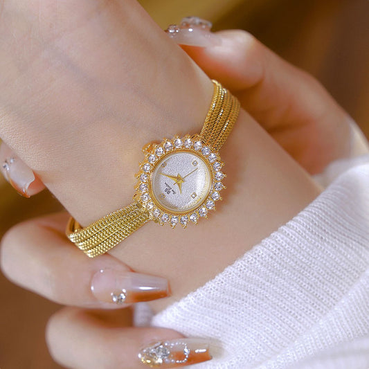  Light-Luxury Sun-Patterned Gesang Flower Watch for Women
global-swanky 1