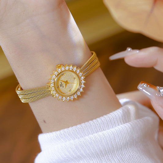  Light-Luxury Sun-Patterned Gesang Flower Watch for Women
global-swanky 2