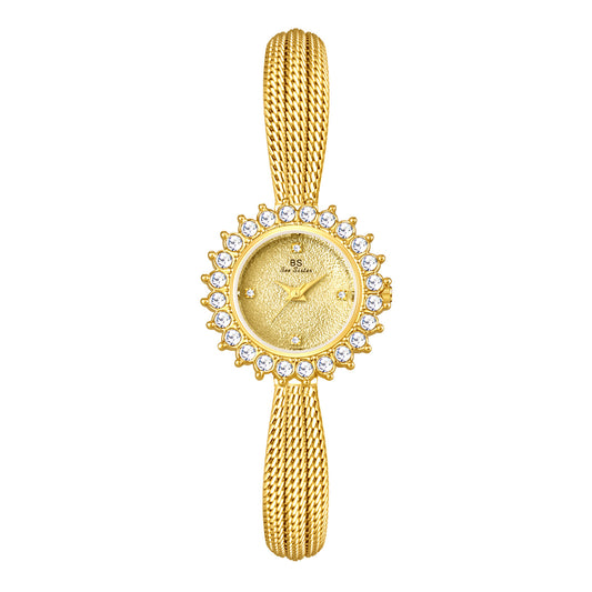  Light-Luxury Sun-Patterned Gesang Flower Watch for Women
global-swanky 3
