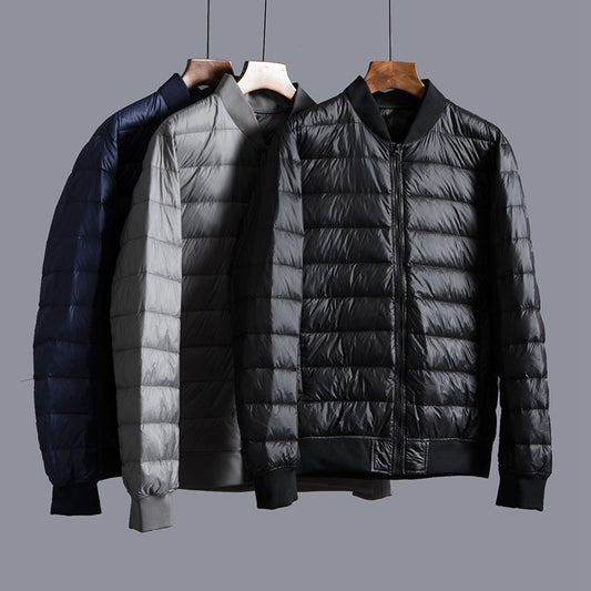 Lightweight Down Jacket with a Baseball Collar Stylish & Warm
global-swanky 1