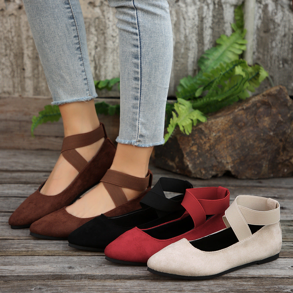 Lightweight Retro Women's Shoes Comfortable Round-Toe Design global swanky 1