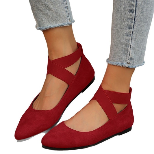 Lightweight Retro Women's Shoes Comfortable Round-Toe Design global swanky 2