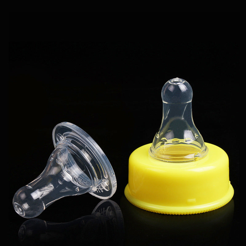 Liquid Silicone Baby Nipple Soft Simulation Feeding Bottles globalswanky 01