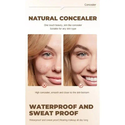 Liquid Waterproof Foundation Full Coverage Makeup Base Use globalswanky 02