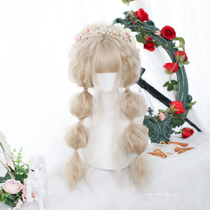 Long Curly Hair Wig for Women Small Curls Fashionable Look globalswanky 01