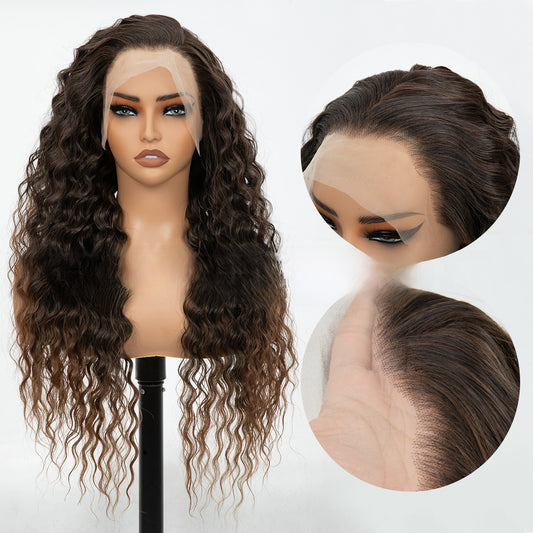 Long Curly Lace Front Synthetic Wig for a Bold Style Look globalswanky 01