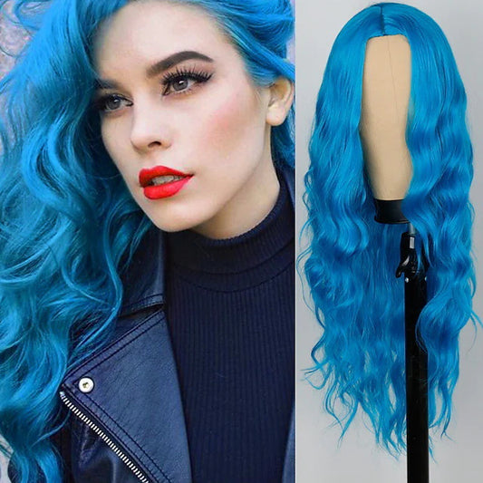 Long Curly Synthetic Wig for Women With a Bold Natural Look Global Swanky 02