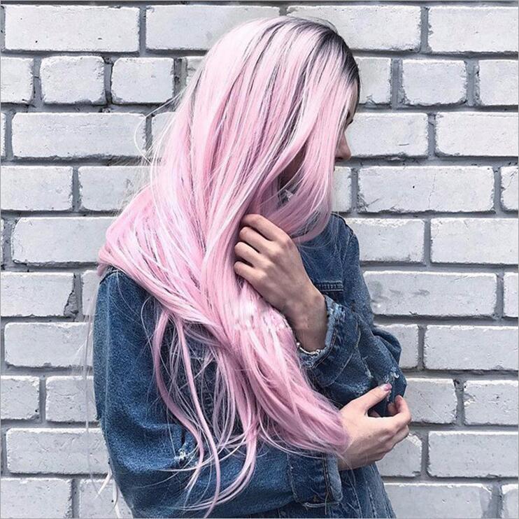Long Straight Fashion Gradient Fake Hair Stylish Hair Extension global swanky 2