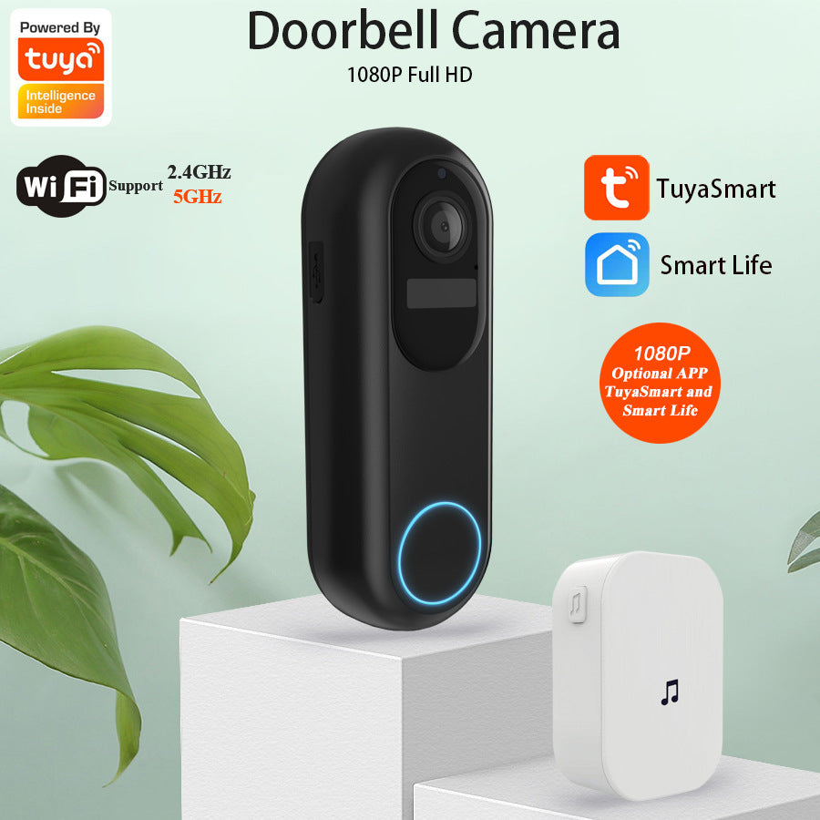 Low-Power Smart Visual Doorbell with Camera & Intercom Alerts Global swanky 1