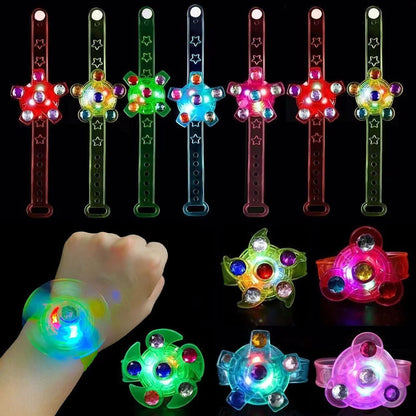 Luminous Bracelet Flash Children’s Toy Gyro Bracelet Gift globalswanky 03