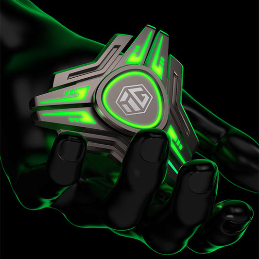 Luminous Fidget Spinner Mechanical Finger Decompression Toy globalswanky 01