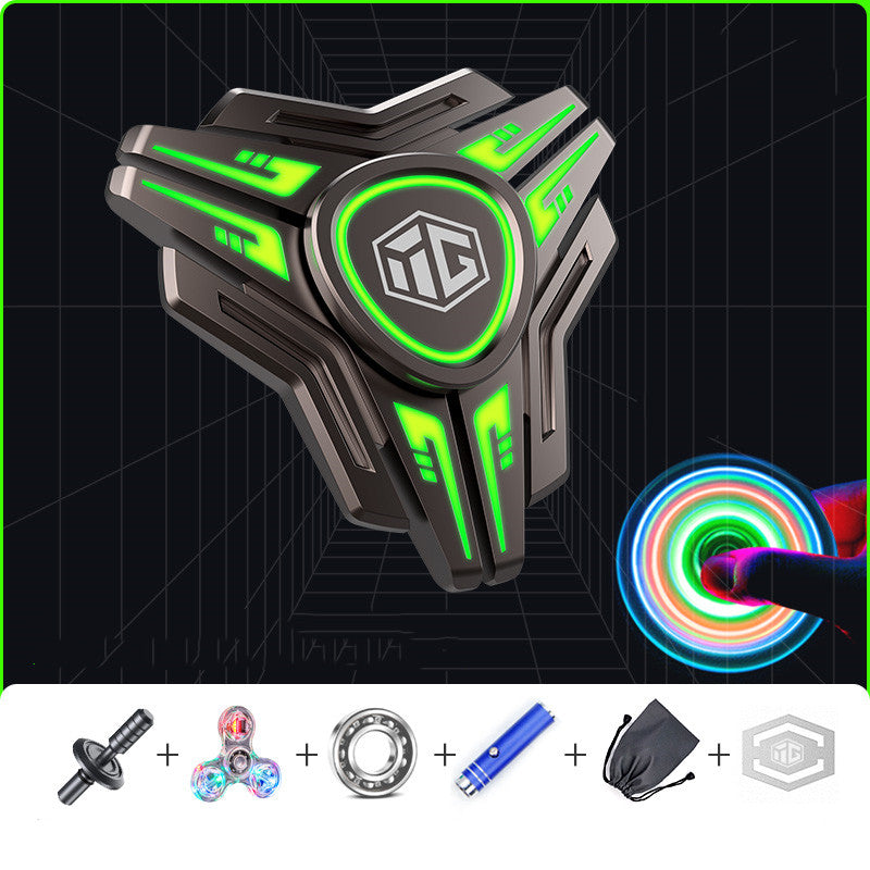 Luminous Fidget Spinner Mechanical Finger Decompression Toy globalswanky 03