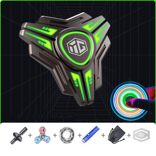 Luminous Fidget Spinner Mechanical Finger Decompression Toy globalswanky 03