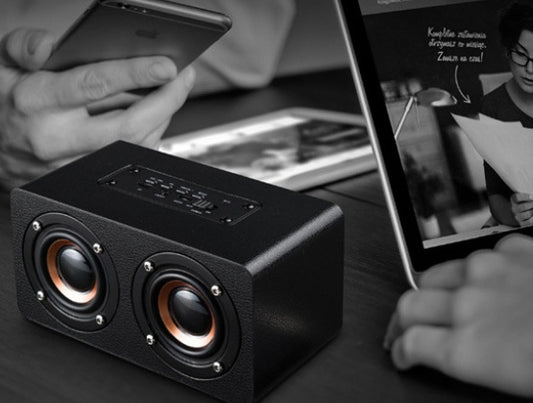 M5 Home Wooden Bluetooth Speaker for Small Desktop Audio globalswanky 03