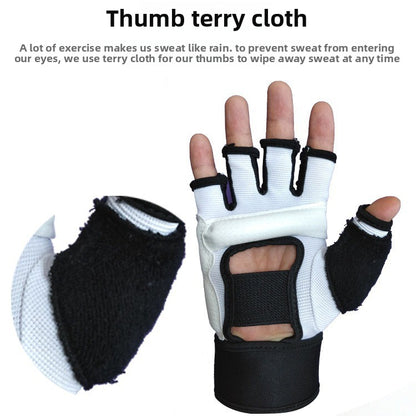  MMA Half Finger Boxing Gloves with Comfortable Fit and Grip lobal-swanky 3