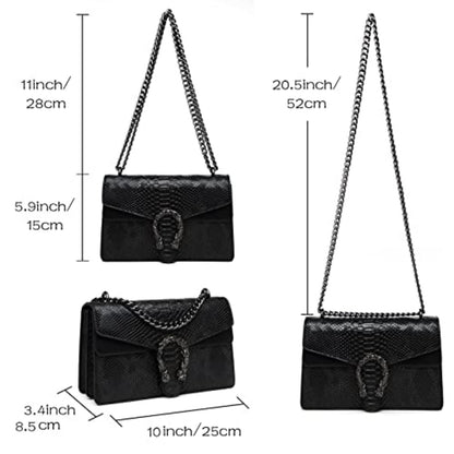 MYHOZEE Snake Printed Crossbody Bags for Women Clutch Purse Global swanky 3