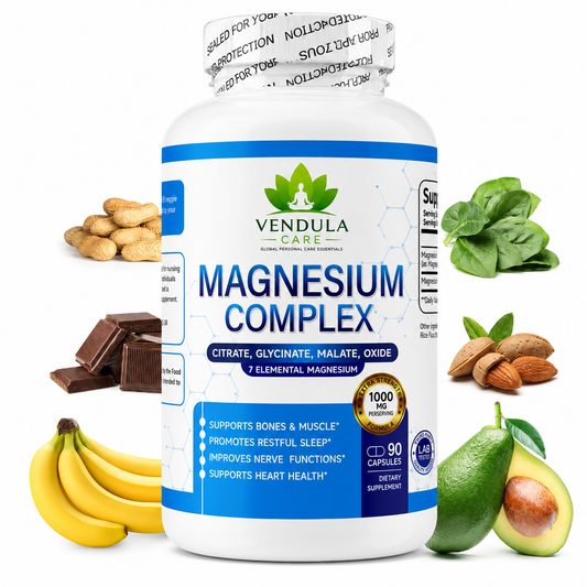 Magnesium Complex 1000mg Dietary Supplement Capsules