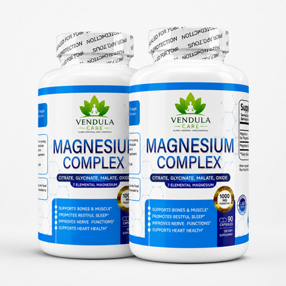 Magnesium Complex 1000mg Dietary Supplement Capsules