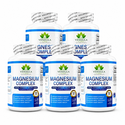 Magnesium Complex 1000mg Dietary Supplement Capsules