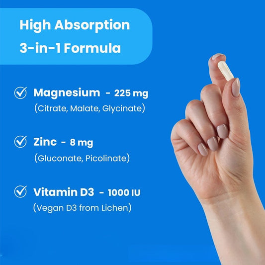 Magnesium Zinc Vitamin D3 Capsules for Daily Health Support globalswanky 02