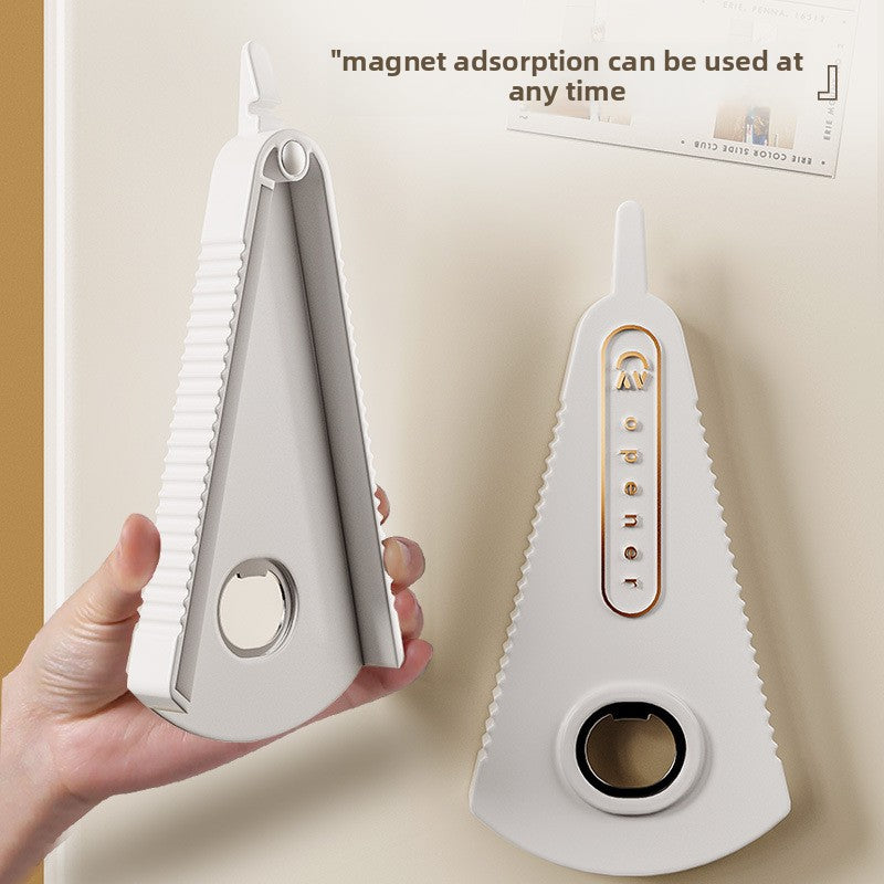 Magnetic Bottle Opener and Can Opener with Easy Grip Global Swanky 2