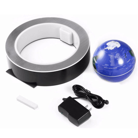 Magnetic LED Globe – Floating Rotating Desk Light with LED Glow global swanky 3