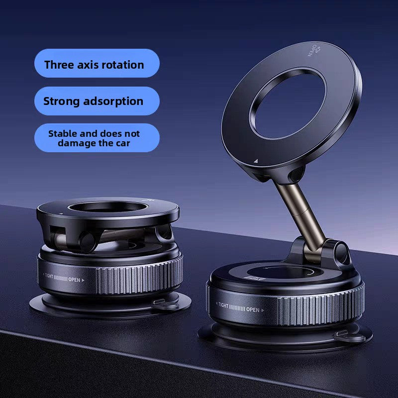 Magnetic Phone Holder With Rotation Charging Car Mount Gear globalswanky 01