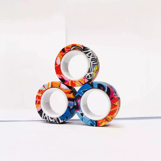 Magnetic Rotating Fidget Bracelet Toy for Kids Stress Relief globalswanky 01