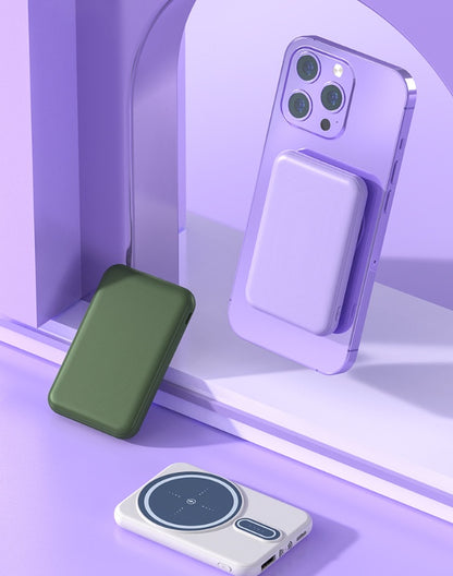 Magnetic Suction Charging Bank – Fast Wireless Mobile Charger Global swanky 3