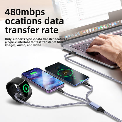 Magnetic Wireless Charger with USB Data Cable for Devices globalswanky 013