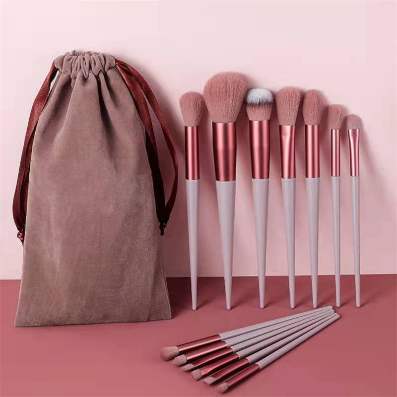 Makeup Brush Set 13Pcs Foundation Blush Eye Shadow Cosmetic globalswanky 01
